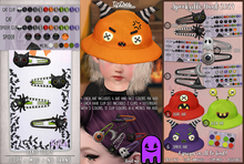 . tiptoes - Eerie Snap Hair Clips