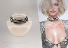 SIGMA Stacked wires necklace 