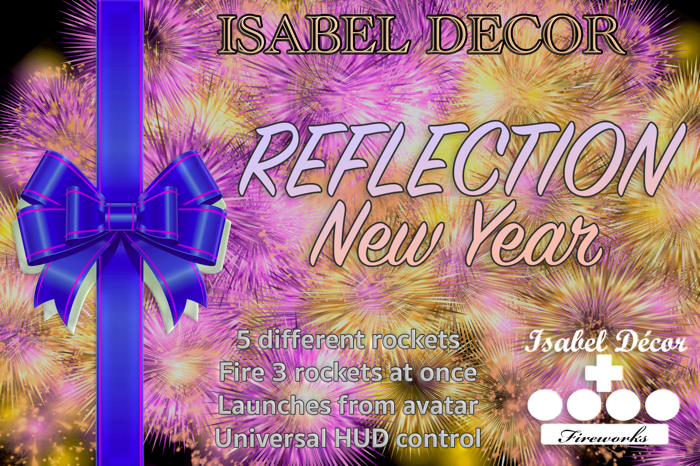 ISABEL DECOR Fireworks - REFLECTION New Year