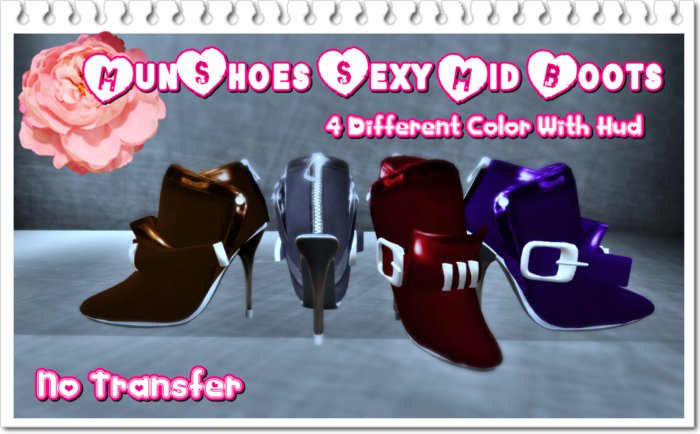 .:MS:: Sexy Mid Boots Shoes PROMO