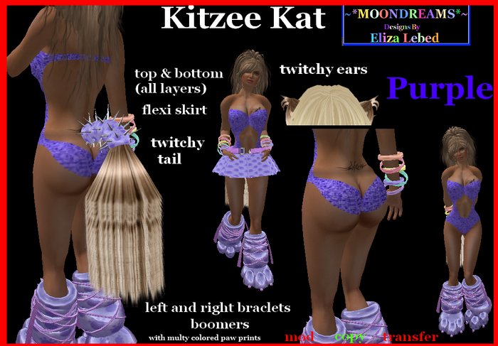 Kitzee Kat Purple