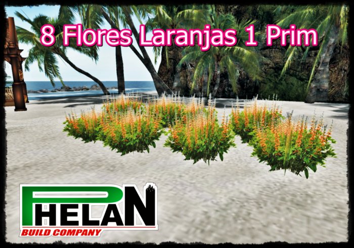 Flor laranja lavanda