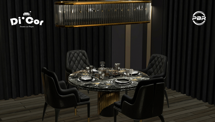 Di;Cor Terrence Dining Set