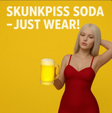 Skunkpiss Soda - Just Wear!