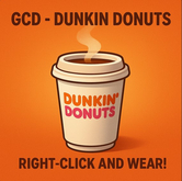 Dunkin Donuts Coffee Cup w/ Steam