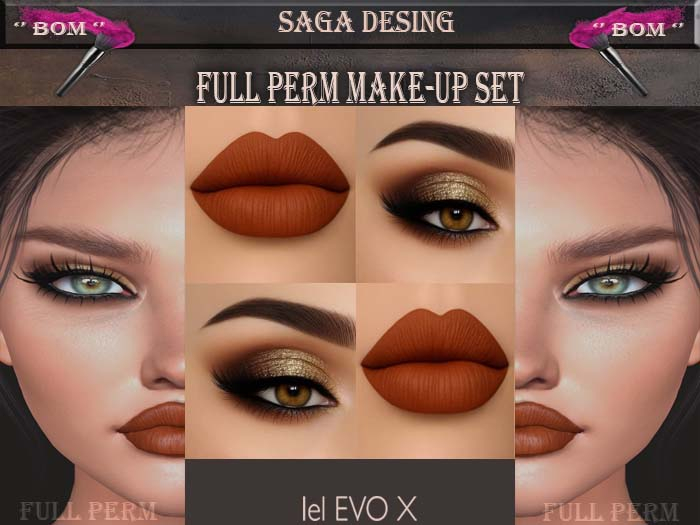 ''SaGa Design'' Full Perm Make-up New Set 019