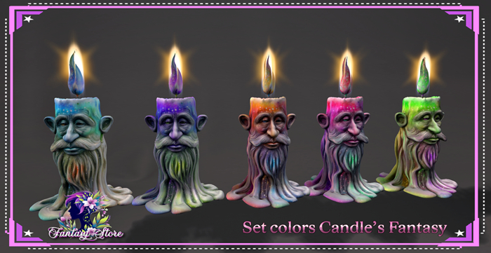 Fantasy Store Candle's Fantasy Set colors