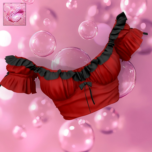 Cute Blouse Red