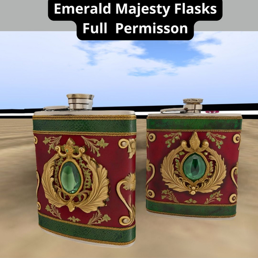 "MB" Emerald Majesty Flasks FP