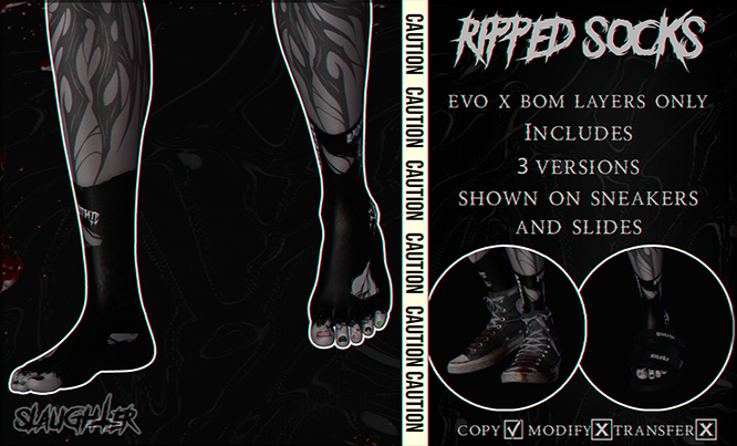 Slaughter - Ripped Socks Evo X Bom