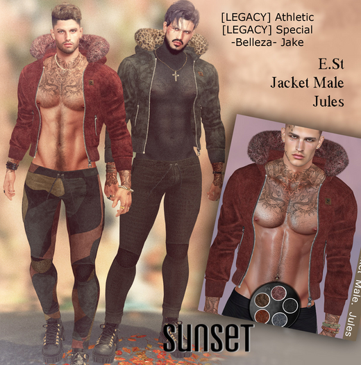 E.St Jacket Male. Jules Sunset