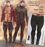 E.St Pants Male. Jules Slate