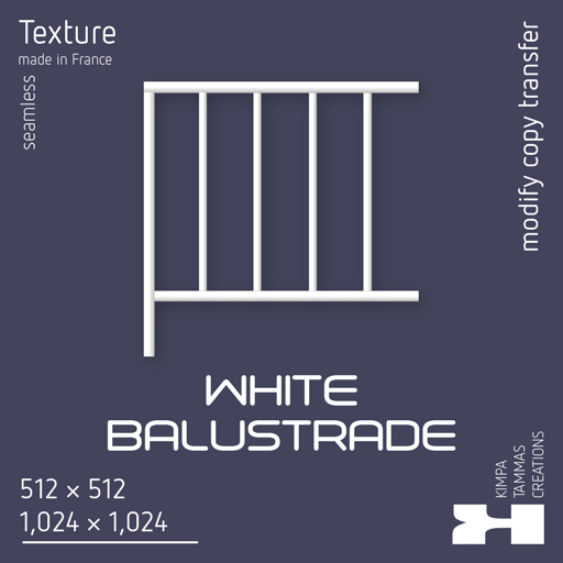 KTC White balustrade texture