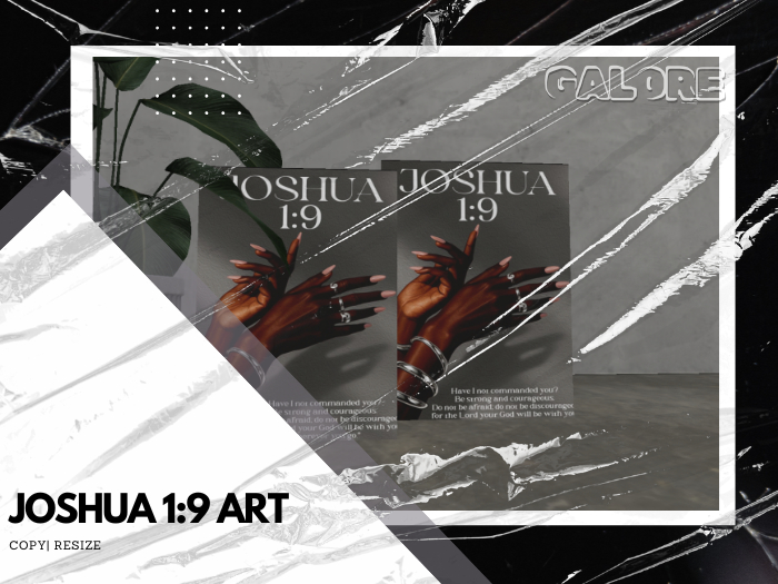 [ G A L O R E] Joshua 1:9 ART