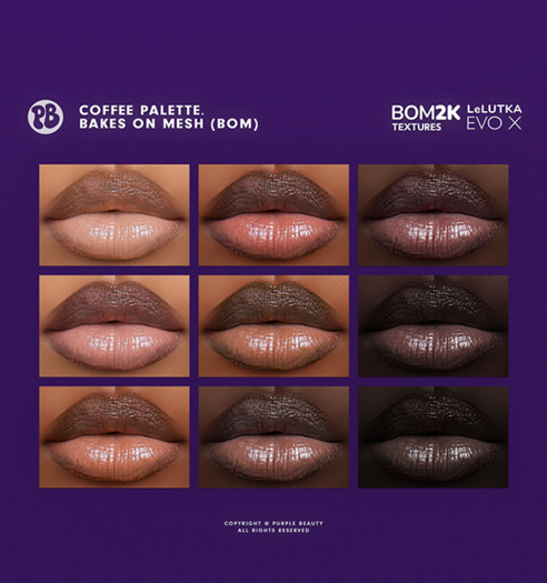 PURPLE X LeL EvoX X BOM - Coffee Palette.