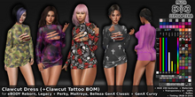 }>i<{ MUZA Clawcut Dress + HUD