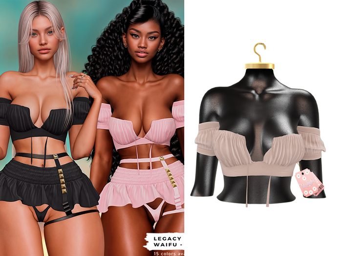 Via Fulo Nyx Top  Nude