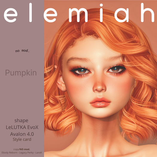 Elemiah - Pumpkin shape LeLEvoX Avalon SPECIAL EDITION 