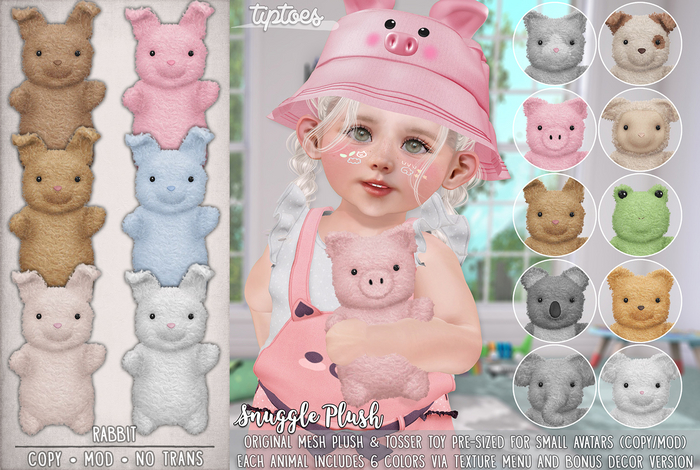 . tiptoes - Snuggle Plush - Rabbit
