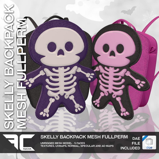 FLECHA Skelly Backpack Fullperm