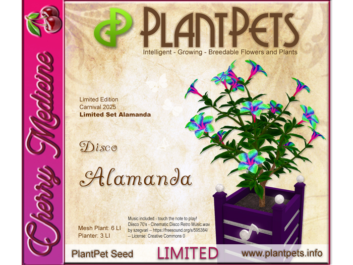 PlantPet Seed [Alamanda *Disco*]