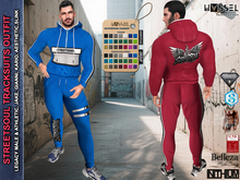(HASSEL) PACK STREETSOUL MEN'S TRACKSUITS SET OUTFIT LEGACY MALE & ATHLETIC, JAKE, GIANNI, KARIO, AESTHETIC, SLINK 493