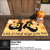SaCaYa - Door Mat - Witch No.1