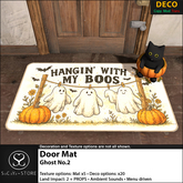 SaCaYa - Door Mat - Ghost No.2