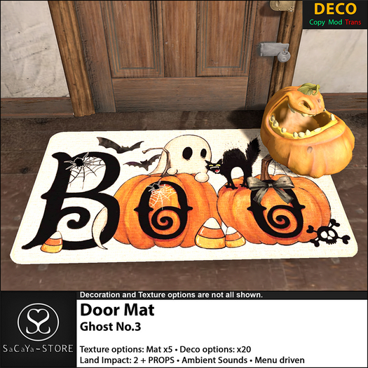 SaCaYa - Door Mat - Ghost No.3