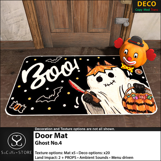 SaCaYa - Door Mat - Ghost No.4