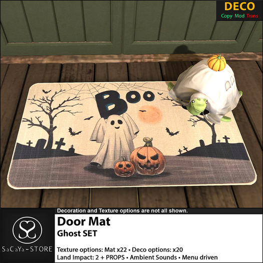 SaCaYa - Door Mat - Ghost SET