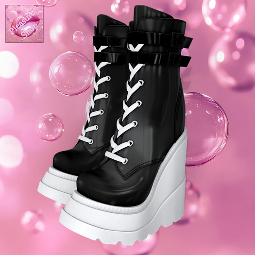 Combat Heels Boots