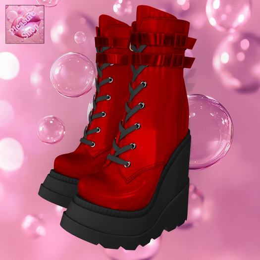 Combat Heels Boots