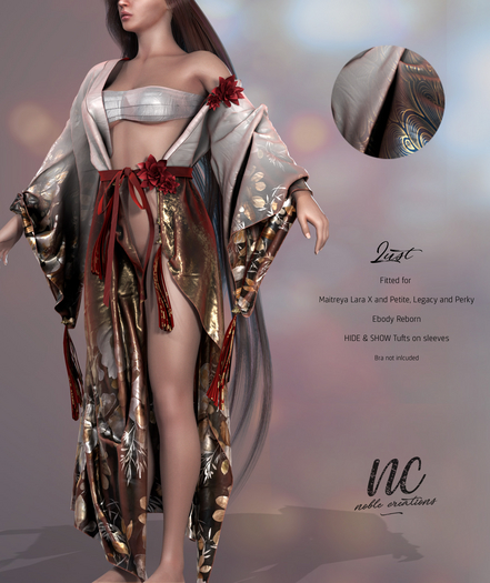 [NC] - Gradient White/Wave Lust Kimono