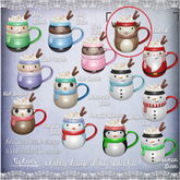 . tiptoes - Chilly Days Mug - Reindeer RARE