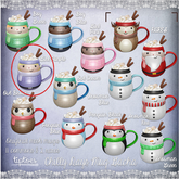 . tiptoes - Chilly Days Mug - Girl Purple