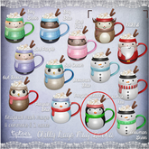 . tiptoes - Chilly Days Mug - Penguin Black