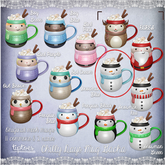 . tiptoes - Chilly Days Mug - Snowman Blue