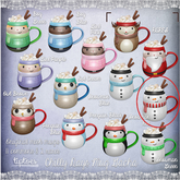 . tiptoes - Chilly Days Mug - Snowman Red