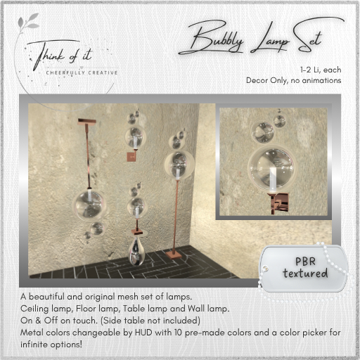 {ToI} Bubbly Lamp Set