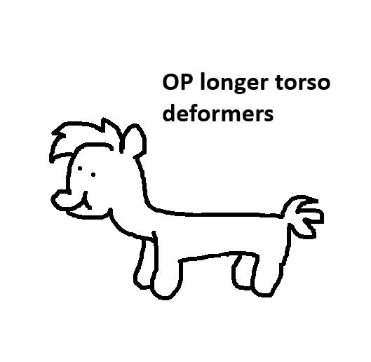 OP longer torso deformers