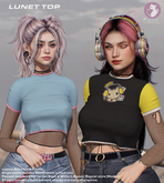 Cattoza - Lunet Top / Blue