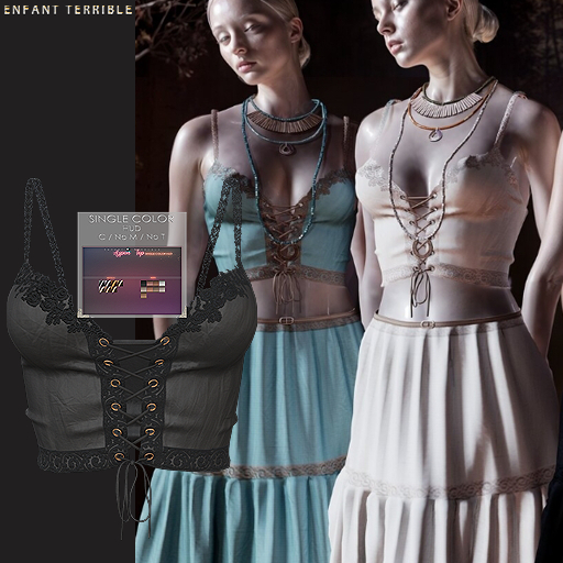 .ET. Aspen Top (Add me) Black