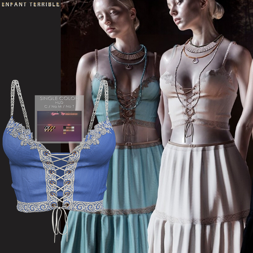 .ET. Aspen Top (Add me) Blue