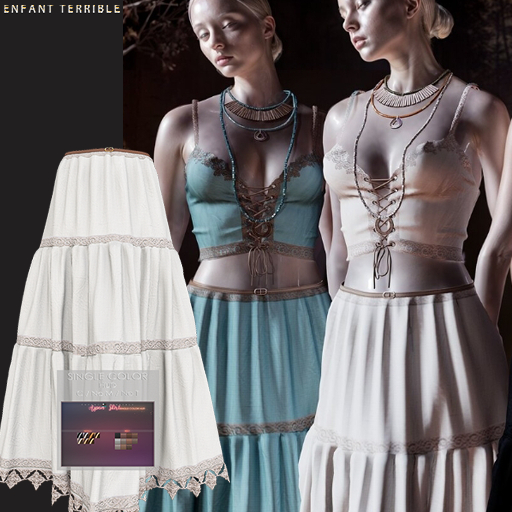 .ET. Aspen Skirt (Add me) Off White
