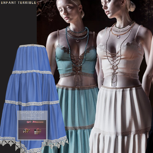 .ET. Aspen Skirt (Add me) Blue