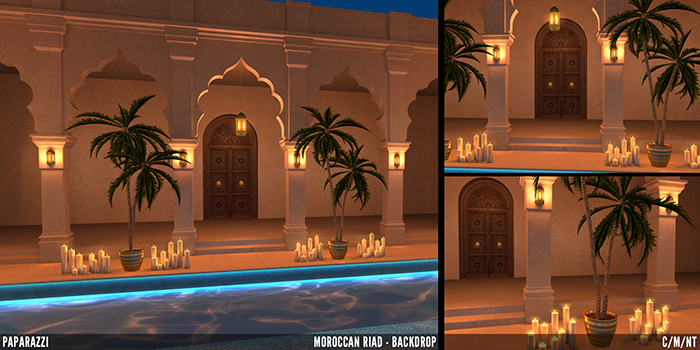 Paparazzi - BACKDROP - Moroccan Riad