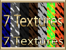 [ Tiger Seamless 04 ] 7 Textures