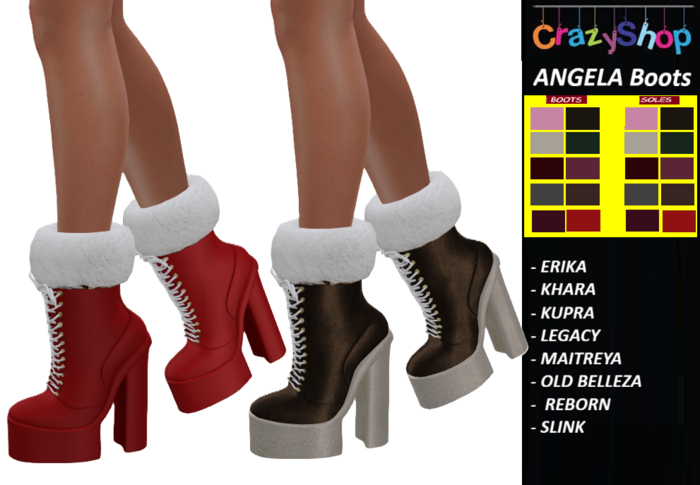 Crazy Angela Boots