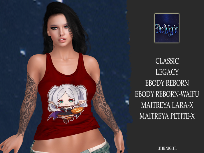 .TN. Frieren Hallowen Red- Tank Top